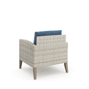 Carezza 5 Pc Set - Sofa, 2 Club Chairs, 2 Stools-Dark Blue