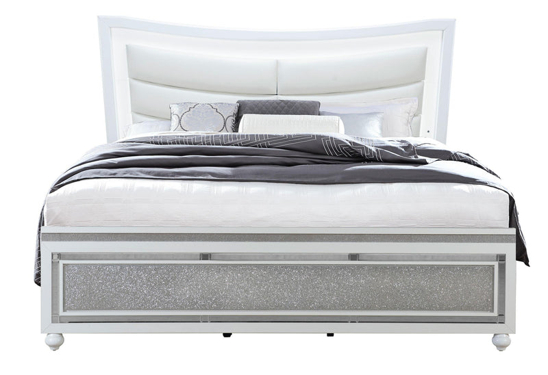 COLLETE WHITE KING BED
