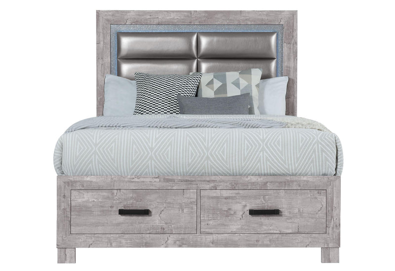 NOLAN GREY FULL BED