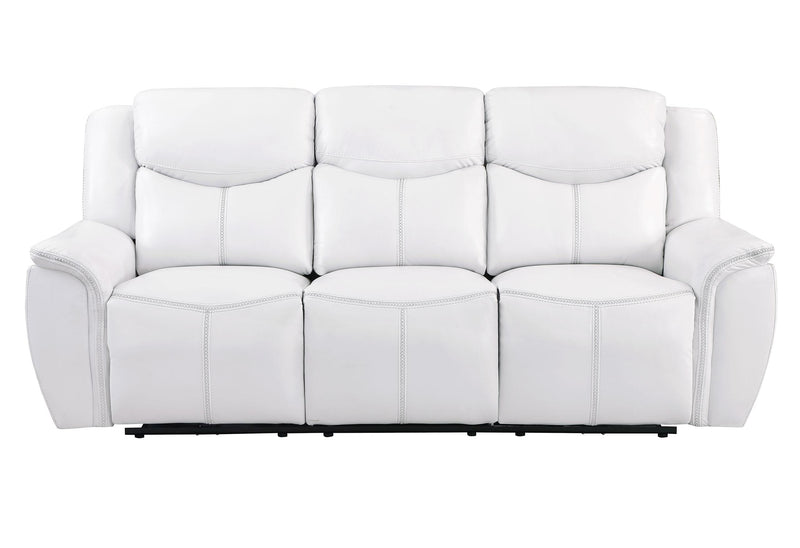 U5987 BLANCHE WHITE POWER RECLINING SOFA