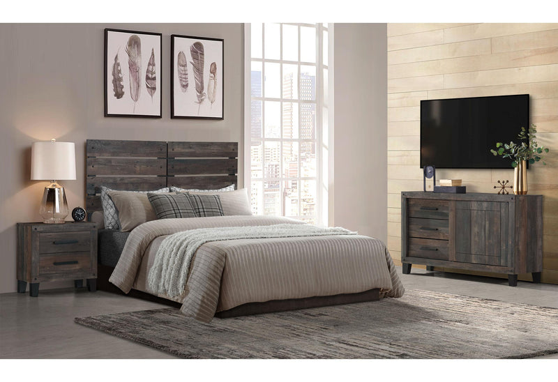 BURT DARK OAK BEDROOM IN A BOX
