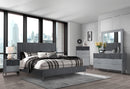 ENZO DARK GREY KING BED GROUP