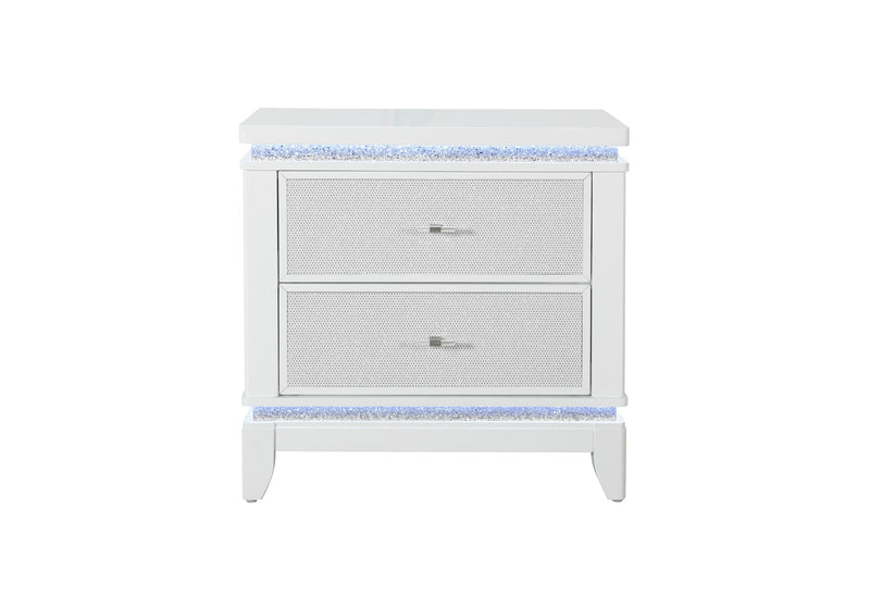NIGHTSTAND WITH LED AND USB