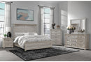 TATUM NATURAL KING BED GROUP WITHOUT STORAGE