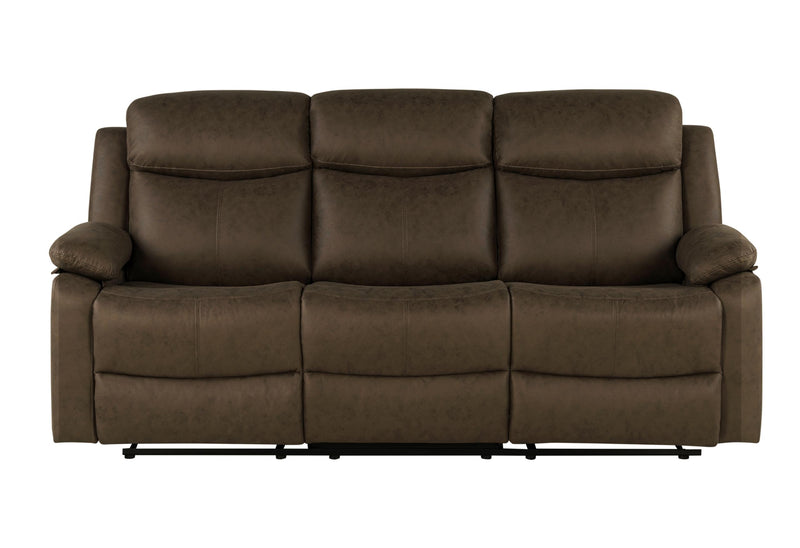U6026 DARK BROWN 5 RECLINING SOFA