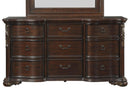 Royal Highlands 9 Drawer Dresser in Rich Cherry 1603-5
