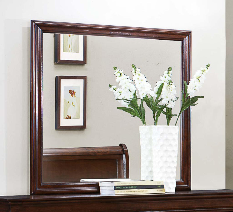 Mayville Mirror in Brown Cherry 2147-6