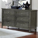 Garcia 6 Drawer Dresser in Gray 2046-5