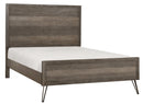 Urbanite Full Panel Bed in Tri-tone Gray 1604F-1*