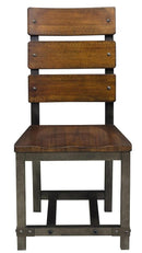 Holverson Side Chair in Rustic Brown (Set of 2)