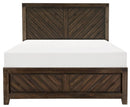 Parnell Queen Panel Bed in Rustic Cherry 1648-1*