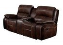 Mahala Power Double Reclining Loveseat in Brown 8200BRW-2PW