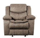 Bastrop Glider Reclining Chair in Brown 8230FBR-1