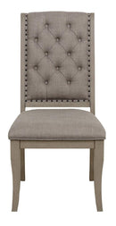 Vermillion Side Chair in Gray (Set of 2)