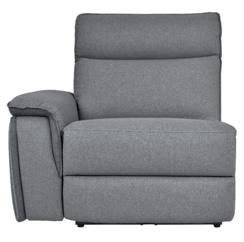 Maroni Power LSF Reclining Chair with Power Headrest and USB Port in Dark Gray/Light Gray 8259-LRPWH