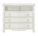 Meghan 3 Drawer Media Chest in White 2058WH-11