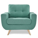 Deryn Chair in Teal 8327TL-1