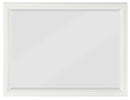 Cotterill Mirror in Antique White 1730WW-6