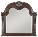 Cavalier Mirror in Dark Cherry 1757-6