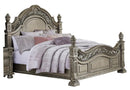 Catalonia Queen Poster Bed in Platinum Gold 1824PG-1*