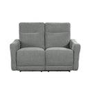 Edition Power Double Lay Flat Reclining Loveseat in Dove Grey 9804DV-2PWH