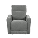Edition Power Lay Flat Reclining Chair in Dove Grey 9804DV-1PWH