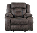 Madrona Glider Reclining Chair in Dark Brown 9989DB-1