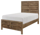 Mandan Twin Panel Bed in Weathered Pine 1910T-1*