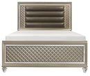 Youth Loudon Full Platform Bed in Champagne Metallic B1515F-1*