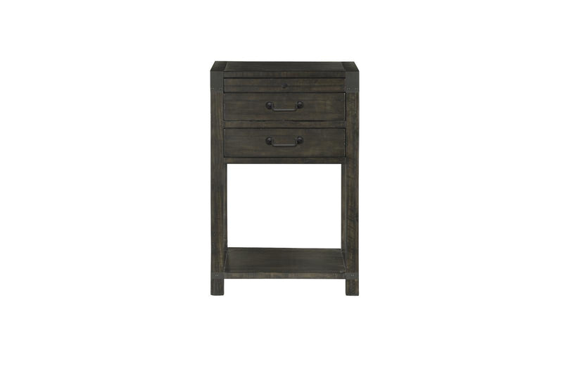 Magnussen Abington Open Nightstand in Weathered Charcoal