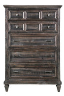 Magnussen Calistoga 5 Drawer Chest in Weathered Charcoal