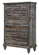 Magnussen Calistoga 5 Drawer Chest in Weathered Charcoal