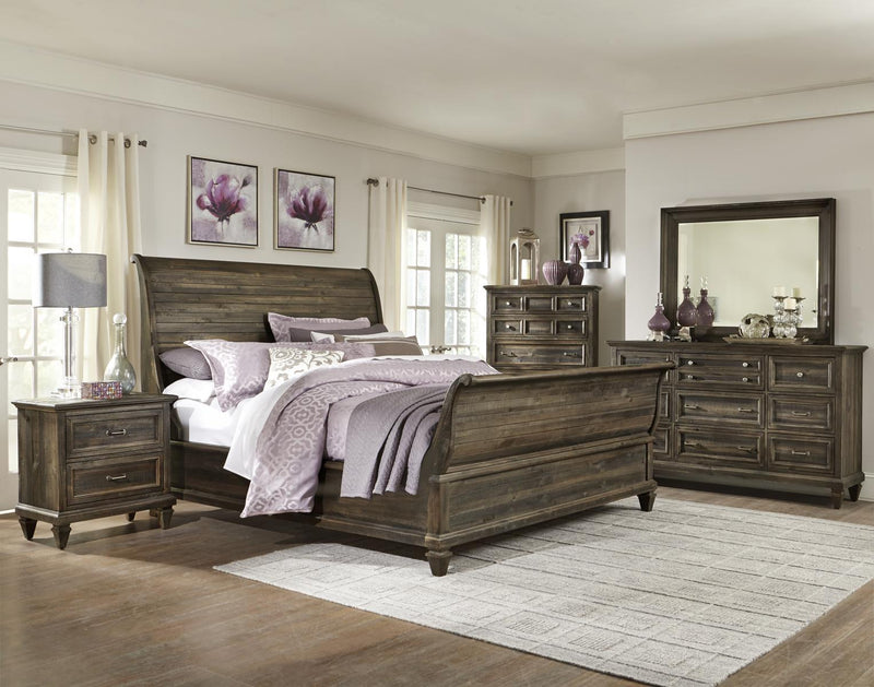 Magnussen Calistoga 5 Drawer Chest in Weathered Charcoal