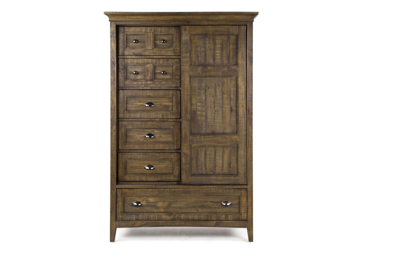 Magnussen Furniture Bay Creek Door Chest in Toasted Nutmeg