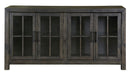 Magnussen Furniture Bellamy Buffet Curio in Peppercorn