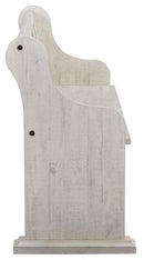 Magnussen Furniture Bronwyn Bench w/Back in Alabaster