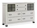 Magnussen Furniture Harper Springs Door Dresser in Silo White