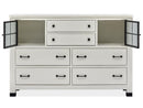 Magnussen Furniture Harper Springs Door Dresser in Silo White