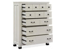 Magnussen Furniture Harper Springs Drawer Chest in Silo White
