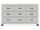 Magnussen Furniture Harper Springs Drawer Dresser in Silo White