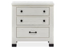 Magnussen Furniture Harper Springs Drawer Nightstand in Silo White