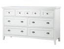 Magnussen Furniture Heron Cove Drawer Dresser in Chalk White