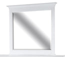 Magnussen Furniture Heron Cove Landscape Mirror in Chalk White