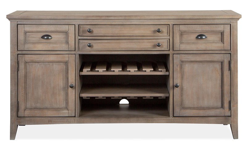 Magnussen Furniture Paxton Place Buffet in Dovetail Grey
