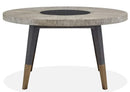 Magnussen Furniture Ryker Round Dining Table in Nocturn Black