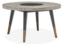 Magnussen Furniture Ryker Round Dining Table in Nocturn Black