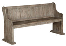 Magnussen Furniture Tinley Park Bench in Dove Tail Grey