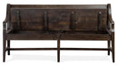 Magnussen Furniture Westley Falls Bench with Back in Graphite