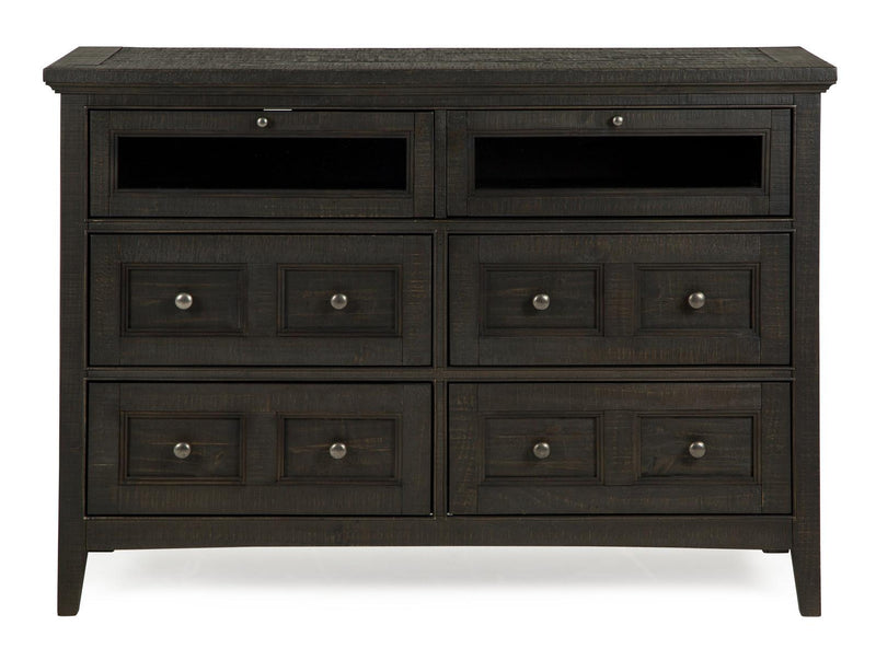 Magnussen Furniture Westley Falls Media Chest in Graphite
