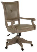 Magnussen Lancaster Fully Upholstered Swivel Chair in Dove Tail Grey